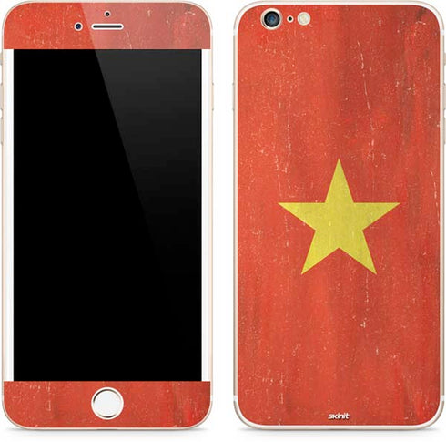 Vietnam Flag Distressed iPhone 6/6s Plus Skin