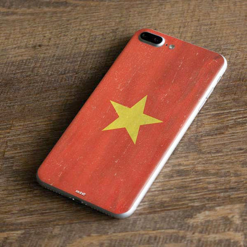 Vietnam Flag Distressed iPhone 7 Plus Skin