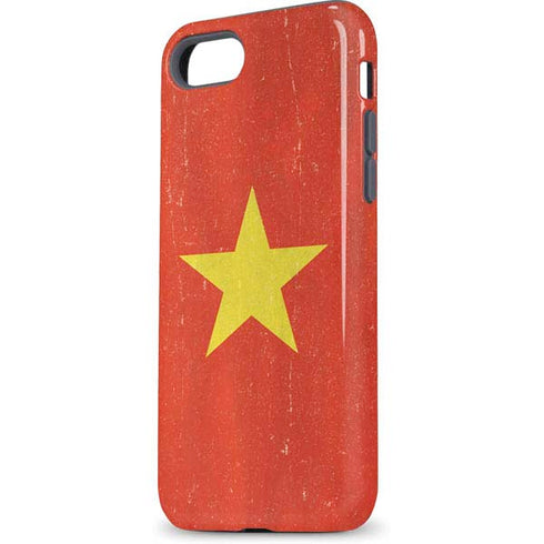 Vietnam Flag Distressed iPhone 7 Pro Case