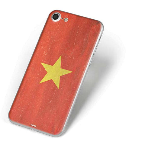Vietnam Flag Distressed iPhone 7 Skin