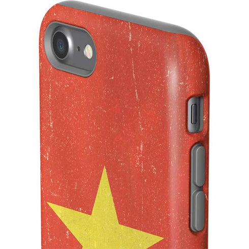 Vietnam Flag Distressed iPhone SE (2nd & 3rd Gen) Pro Case