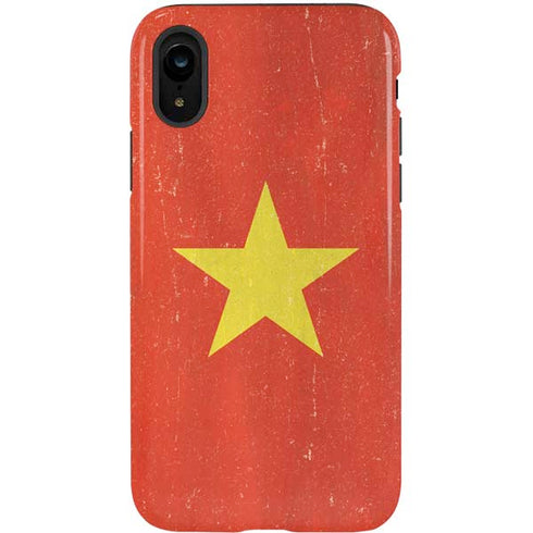 Vietnam Flag Distressed iPhone XR Pro Case