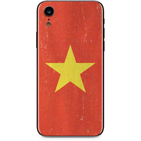 Vietnam Flag Distressed iPhone XR Skin