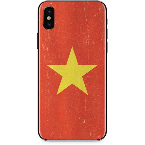 Vietnam Flag Distressed iPhone XS Max Skin
