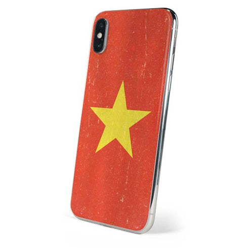 Vietnam Flag Distressed iPhone XS Max Skin