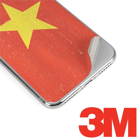 Vietnam Flag Distressed iPhone XS Skin