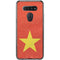 Vietnam Flag Distressed LG K51/Q51 Clear Case