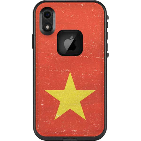 Vietnam Flag Distressed LifeProof Fre iPhone Skin