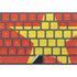 Vietnam Flag Distressed Magic Keyboard with Numeric Keypad Skin