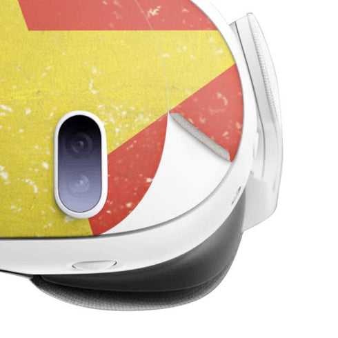 Vietnam Flag Distressed Meta Quest 3 Skin