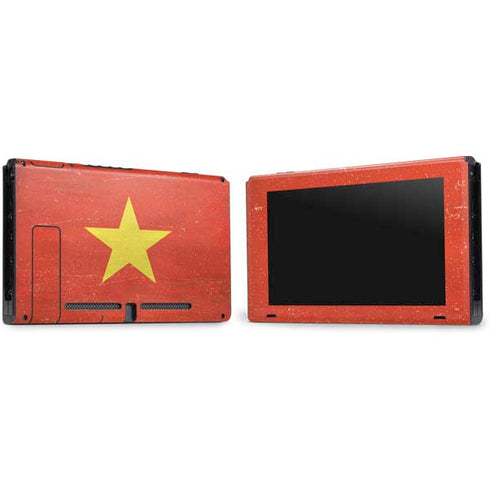 Vietnam Flag Distressed Nintendo Switch Bundle Skin