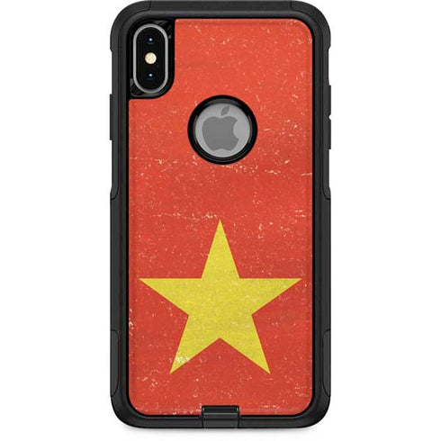 Vietnam Flag Distressed Otterbox Commuter iPhone Skin