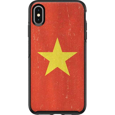Vietnam Flag Distressed Otterbox Symmetry iPhone Skin