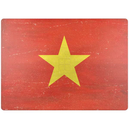 Vietnam Flag Distressed Surface Laptop 4 15in Skin