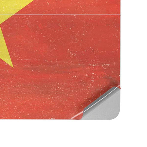 Vietnam Flag Distressed Surface Laptop Studio Skin