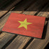 Vietnam Flag Distressed Surface Pro 7 Skin
