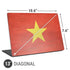 Vietnam Flag Distressed Universal Laptop 13in (10.6 x 7.6in) Skin