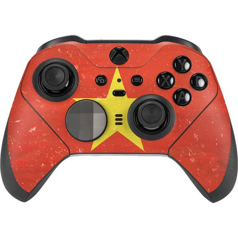 Vietnam Flag Distressed Xbox Elite Wireless Controller Series 2 Skin