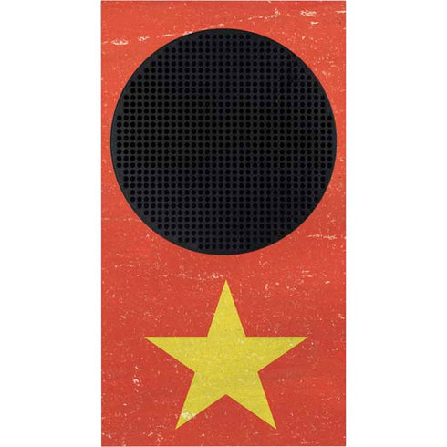 Vietnam Flag Distressed Xbox Series S Console Skin