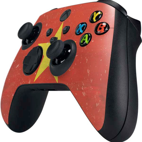 Vietnam Flag Distressed Xbox Series X Controller Skin
