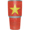Vietnam Flag Distressed Yeti 30oz Rambler Tumbler Skin