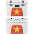 Vietnam Flag Distressed YETI Tundra 35 Hard Cooler Skin
