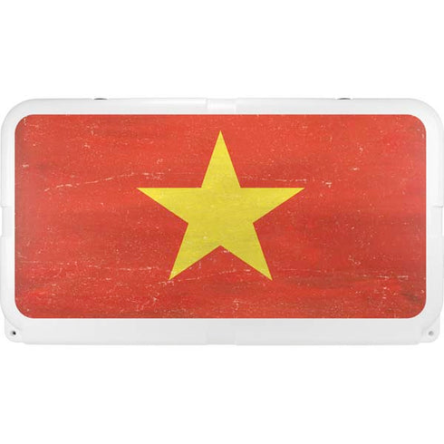 Vietnam Flag Distressed YETI Tundra 75 Hard Cooler Skin