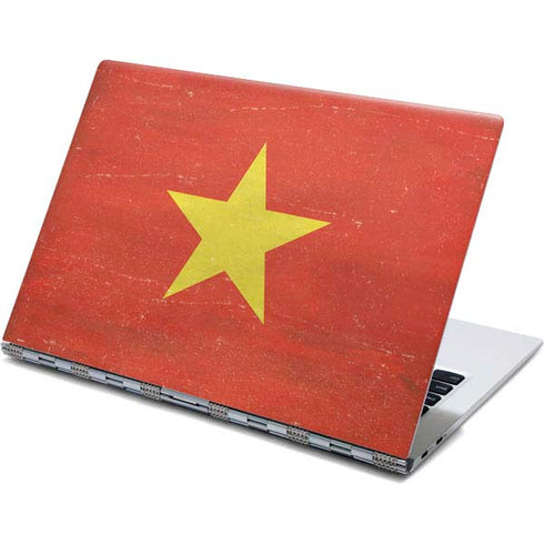 Vietnam Flag Distressed Yoga 910 2-in-1 14in Touch-Screen Skin