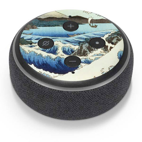 Hiroshige View from Satta Suruga Province Amazon Echo Dot Skin