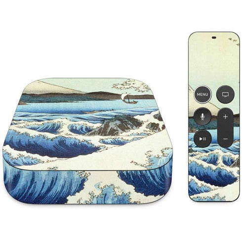 Hiroshige View from Satta Suruga Province Apple TV Skin