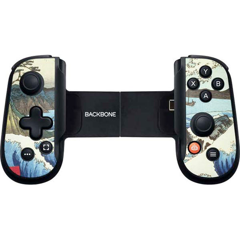 View from Satta Suruga Province by Hiroshige Backbone One for iPhone Game Controller Skin