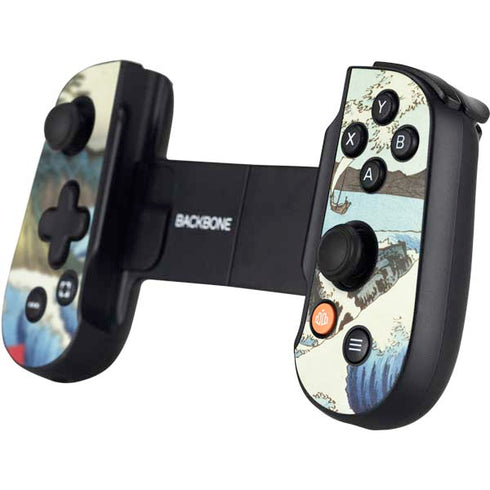 View from Satta Suruga Province by Hiroshige Backbone One for iPhone Game Controller Skin