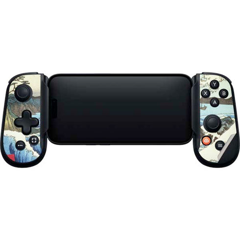 View from Satta Suruga Province by Hiroshige Backbone One for iPhone Game Controller Skin