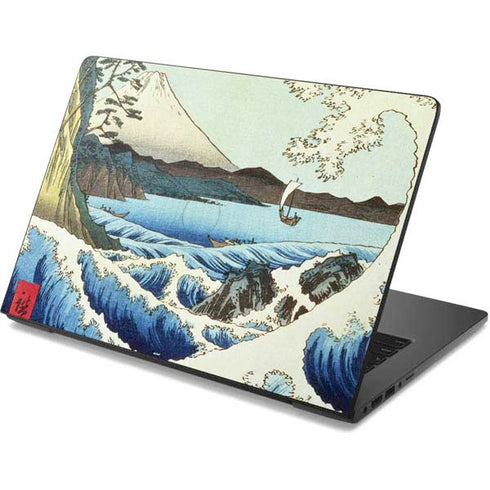 Hiroshige View from Satta Suruga Province Dell Chromebook Skin