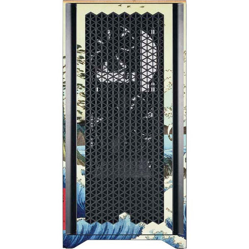 Hiroshige View from Satta Suruga Province Corsair 4000D Tempered Glass Mid-Tower ATX Case Skin