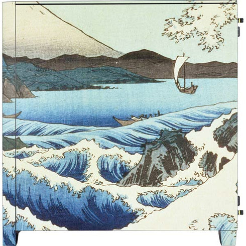 Hiroshige View from Satta Suruga Province Corsair 4000D Tempered Glass Mid-Tower ATX Case Skin
