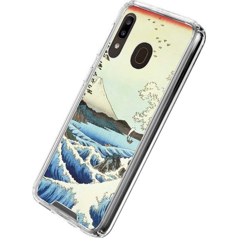 Hiroshige View from Satta Suruga Province Galaxy A30 Clear Case