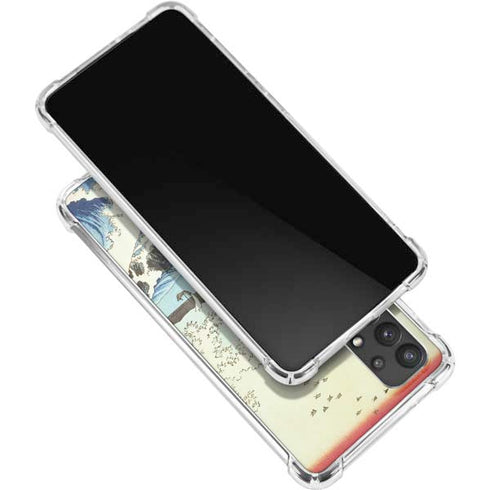 Hiroshige View from Satta Suruga Province Galaxy A32 5G Clear Case