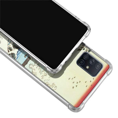 Hiroshige View from Satta Suruga Province Galaxy A51 5G Clear Case