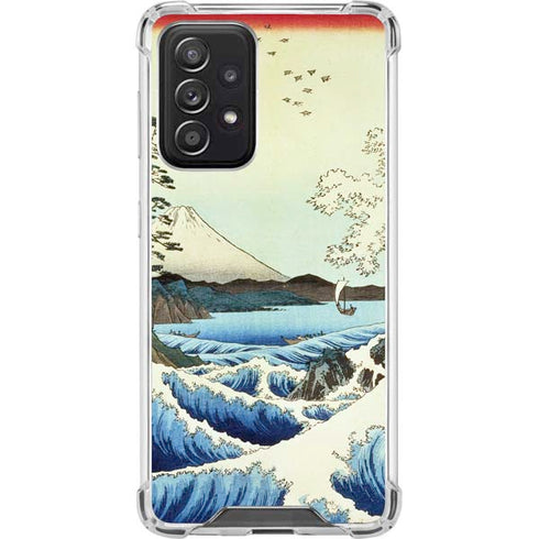 Hiroshige View from Satta Suruga Province Galaxy A52 5G Clear Case