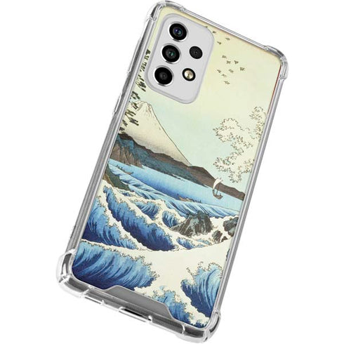Hiroshige View from Satta Suruga Province Galaxy A53 5G Clear Case