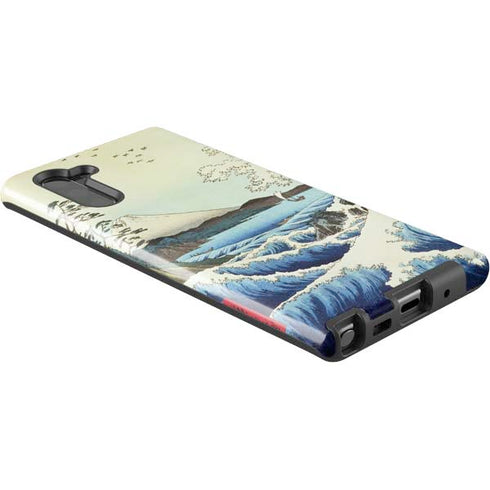 Hiroshige View from Satta Suruga Province Galaxy Note 10 Pro Case