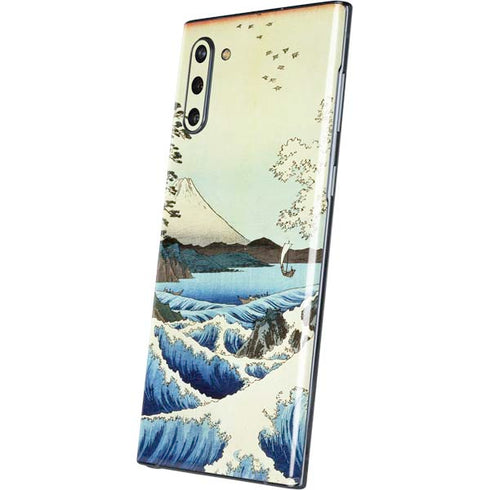 Hiroshige View from Satta Suruga Province Galaxy Note 10 Skin