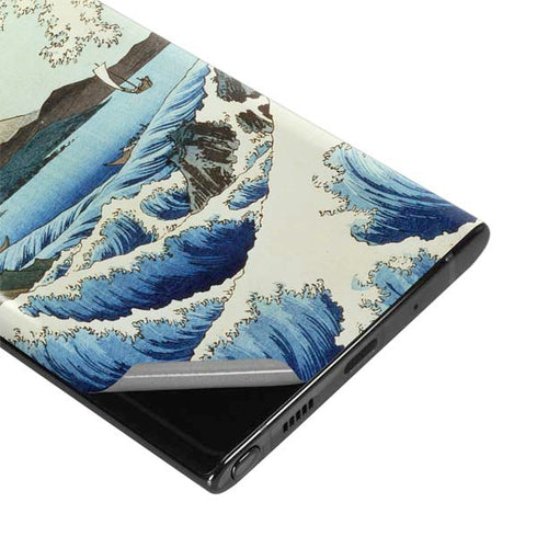 Hiroshige View from Satta Suruga Province Galaxy Note 10 Skin