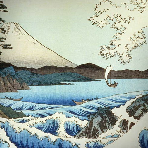 Hiroshige View from Satta Suruga Province Galaxy Note 8 Skin