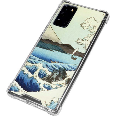 Hiroshige View from Satta Suruga Province Galaxy Note20 5G Clear Case