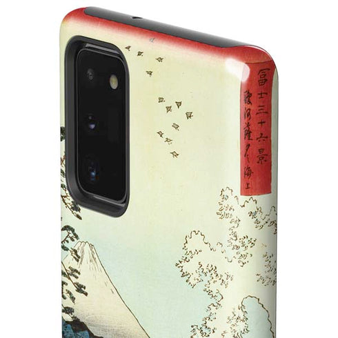 Hiroshige View from Satta Suruga Province Galaxy Note20 5G Pro Case