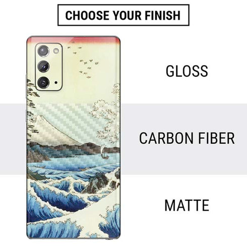 Hiroshige View from Satta Suruga Province Galaxy Note20 5G Skin