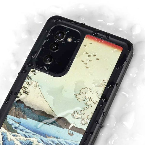 Hiroshige View from Satta Suruga Province Galaxy Note20 5G Waterproof Case
