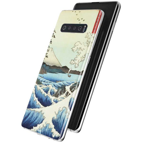 Hiroshige View from Satta Suruga Province Galaxy S10 Skin